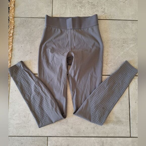 Lululemon Gray High-Waisted Leggings Size 4 - Picture 1 of 4
